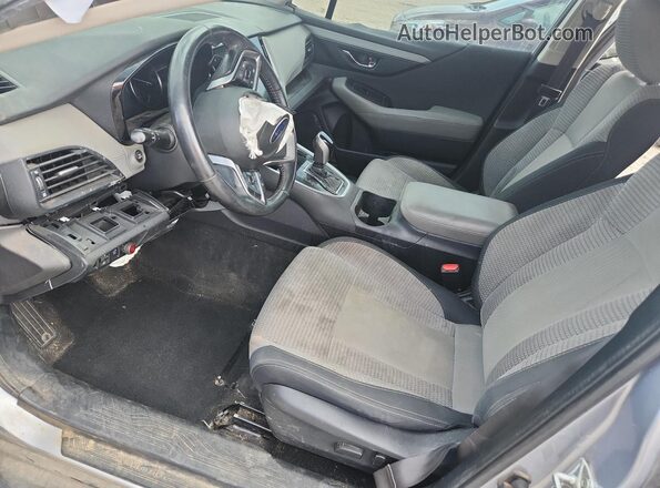 4S4BTAFC5M3220595 2021 SUBARU OUTBACK Серебряный Вид салона спереди