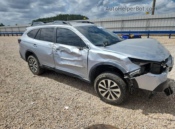 4S4BTAFC5M3220595 2021 SUBARU OUTBACK Серебряный Передняя правая четверть