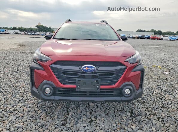 4S4BTAFC5S3125452 2025 SUBARU OUTBACK Red Вид спереду