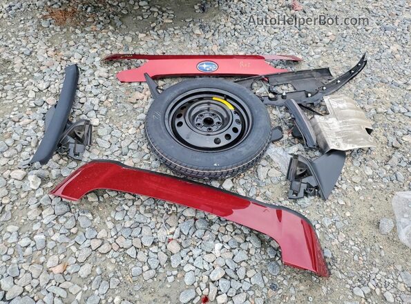 4S4BTAFC5S3125452 2025 SUBARU OUTBACK Red Вид наклейки з VIN-кодом