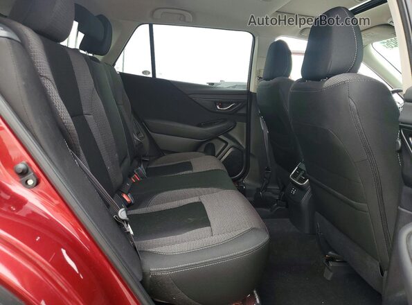 4S4BTAFC5S3125452 2025 SUBARU OUTBACK Red Вид задньої частини салону