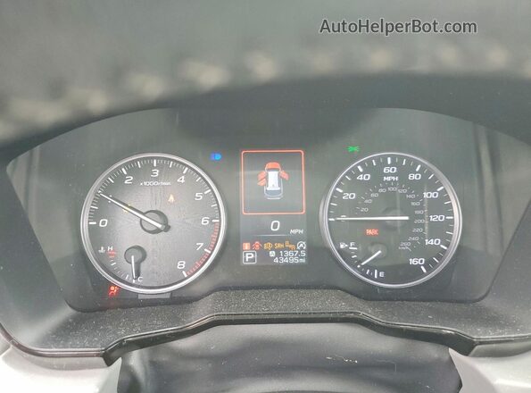 4S4BTAFC7N3220373 2022 SUBARU OUTBACK Silver Widok zestawu wskaźników