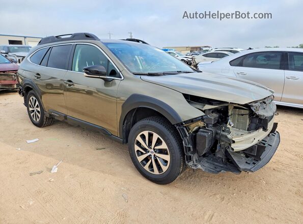 4S4BTAFC7R3145020 2024 SUBARU OUTBACK Зеленый Передняя правая четверть