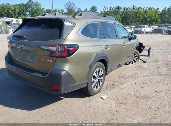 4S4BTAFC7S3124013 2025 SUBARU OUTBACK Green Trasero derecho