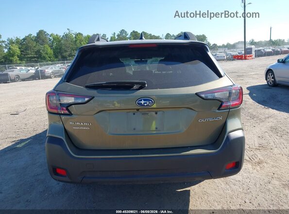 4S4BTAFC7S3124013 2025 SUBARU OUTBACK Green 