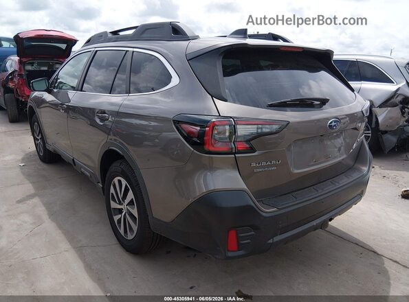 4S4BTAFC9M3144671 2021 SUBARU OUTBACK Gray Trasero izquierdo