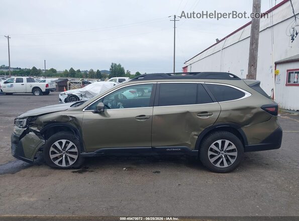 4S4BTAFC9M3201855 2021 SUBARU OUTBACK Green Rear interior view