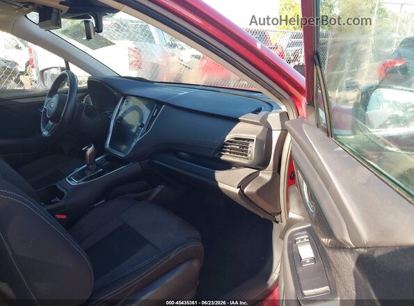 4S4BTAFC9S3157594 2025 SUBARU OUTBACK Красный Вид салона спереди