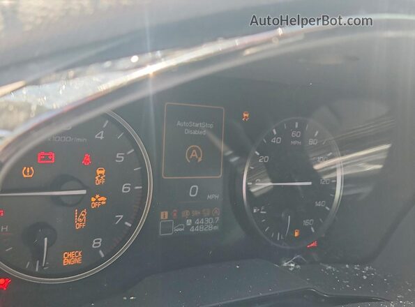 4S4BTAFCXR3124694 2024 SUBARU OUTBACK Gray Vista del cuadro de instrumentos