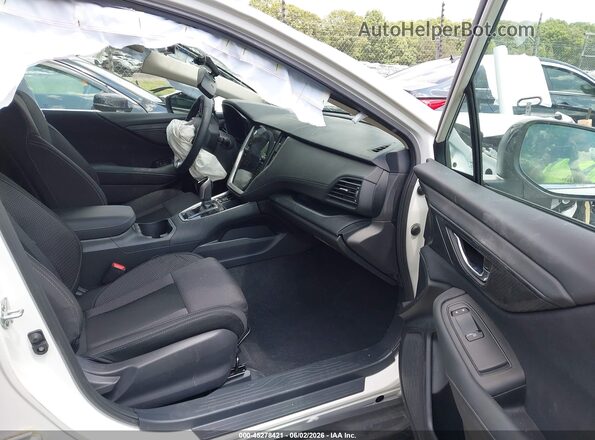 4S4BTAFCXS3112695 2025 SUBARU OUTBACK White Widok wnętrza z przodu