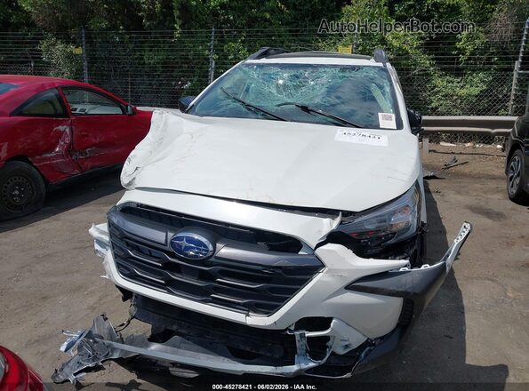 4S4BTAFCXS3112695 2025 SUBARU OUTBACK White Widok deski rozdzielczej