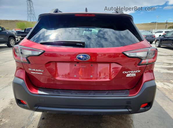 4S4BTAFCXS3141663 2025 SUBARU OUTBACK Maroon 