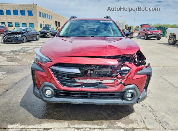 4S4BTAFCXS3141663 2025 SUBARU OUTBACK Maroon 