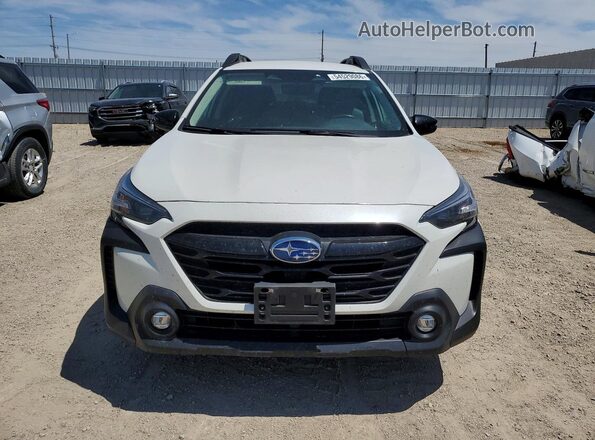 4S4BTAJC5P3105796 2023 SUBARU OUTBACK White Вид спереду