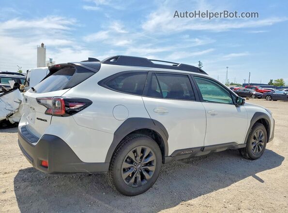 4S4BTAJC5P3105796 2023 SUBARU OUTBACK White Задня права чверть