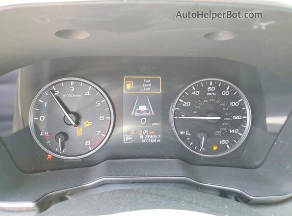 4S4BTAJC5P3105796 2023 SUBARU OUTBACK White Вид щитка приладів