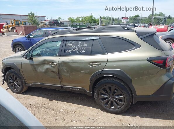 4S4BTALC5S3293368 2025 SUBARU OUTBACK Зеленый Панорамный вид салона 360°