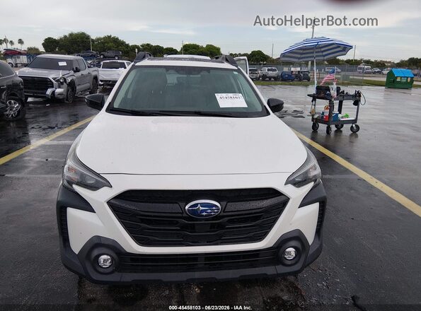 4S4BTALC6P3171237 2023 SUBARU OUTBACK White Widok deski rozdzielczej
