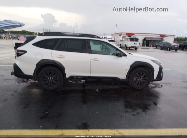 4S4BTALC6P3171237 2023 SUBARU OUTBACK White Widok zestawu wskaźników