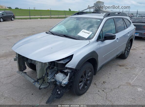 4S4BTALC6S3117901 2025 SUBARU OUTBACK Silver Առջևի ձախ երեք քառորդ տեսարան