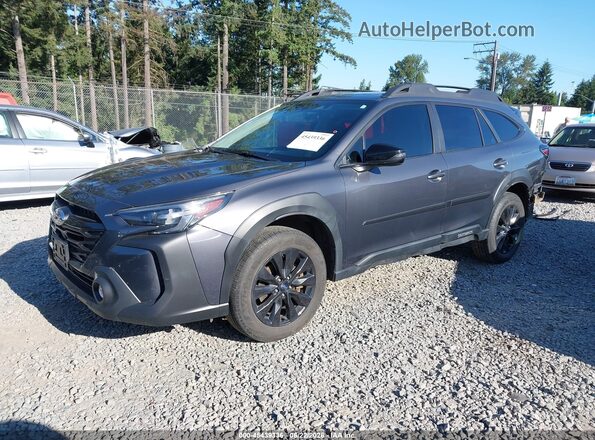 4S4BTALC7P3191044 2023 SUBARU OUTBACK Gray Առջևի ձախ երեք քառորդ տեսարան
