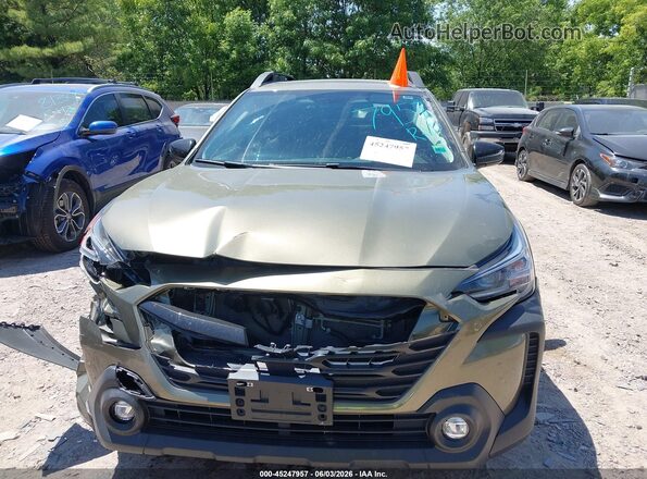 4S4BTALC9S3135504 2025 SUBARU OUTBACK Green Սարքավորումների վահանակի տեսք