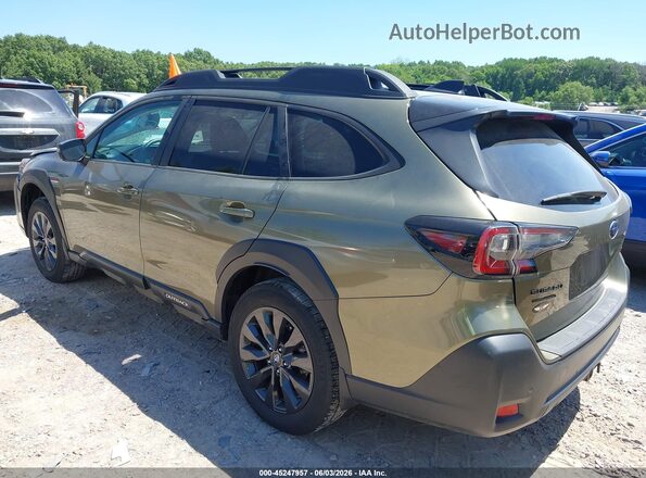 4S4BTALC9S3135504 2025 SUBARU OUTBACK Green Հետևի ձախ