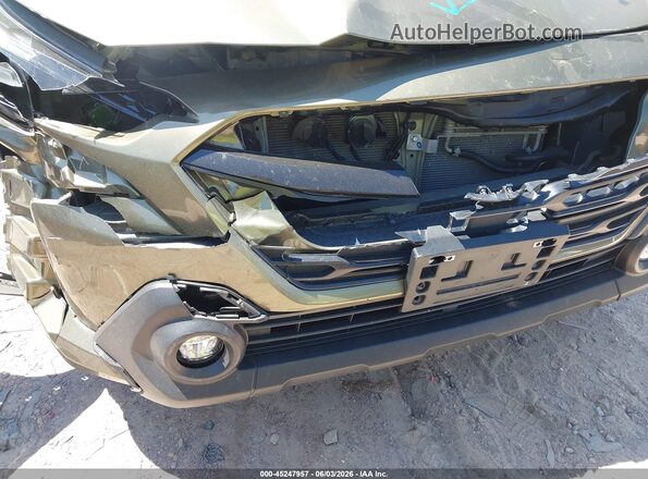 4S4BTALC9S3135504 2025 SUBARU OUTBACK Green Դիմացի տեսք