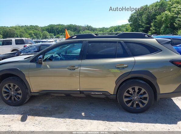4S4BTALC9S3135504 2025 SUBARU OUTBACK Green Սալոնի 360 աստիճան տեսք