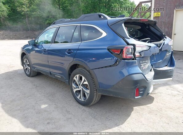 4S4BTAMC1M3197478 2021 SUBARU OUTBACK Navy Rear left