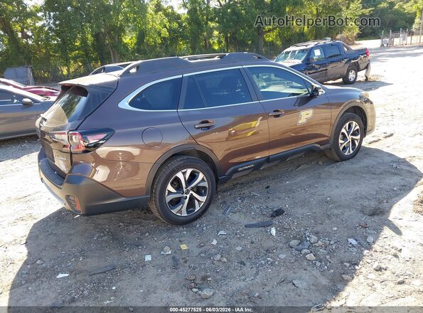 4S4BTAMC2M3169771 2021 SUBARU OUTBACK Brown უკანა მარჯვენა