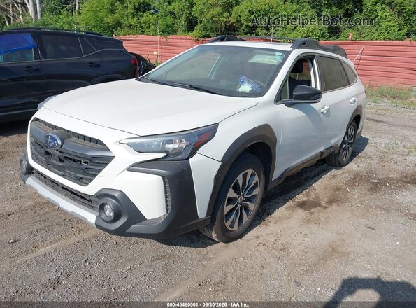 4S4BTANC0R3143529 2024 SUBARU OUTBACK White Առջևի ձախ երեք քառորդ տեսարան