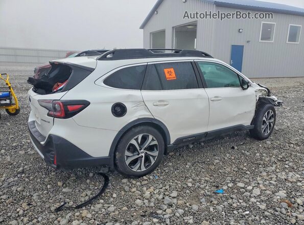 4S4BTANC1M3127722 2021 SUBARU OUTBACK White Trasero derecho
