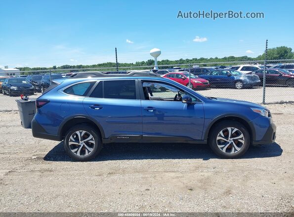 4S4BTANC1N3192359 2022 SUBARU OUTBACK Blue უკანა სალონის ხედი