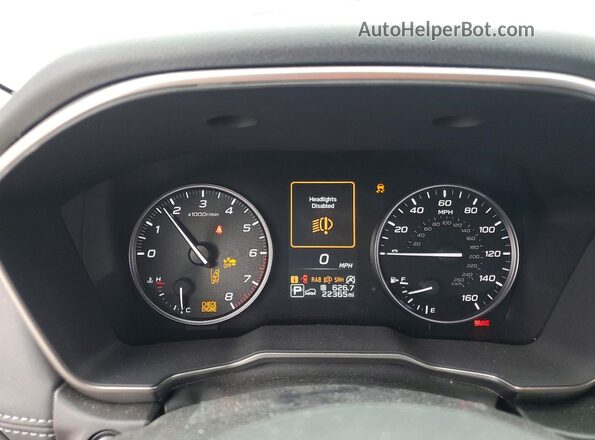 4S4BTANC1R3175910 2024 SUBARU OUTBACK Blue Instrument cluster view
