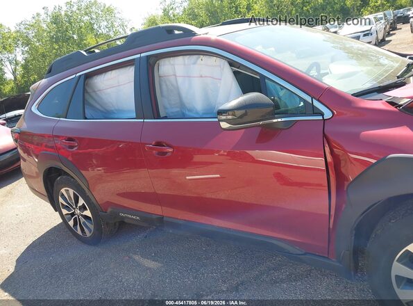 4S4BTANC1R3246331 2024 SUBARU OUTBACK Темно-бордовый Панорамный вид салона 360°