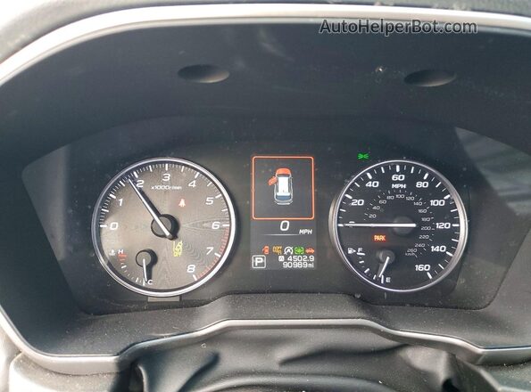 4S4BTANC2L3178791 2020 SUBARU OUTBACK Black ხელსაწყოთა პანელის ხედი