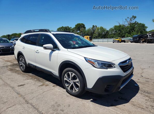 4S4BTANC2M3142990 2021 SUBARU OUTBACK White Передня права чверть
