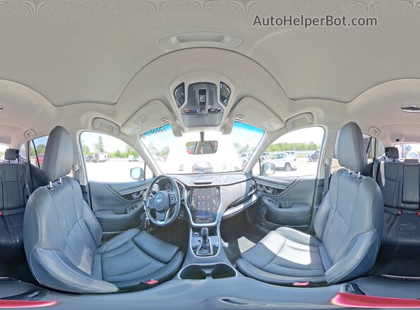 4S4BTANC2M3142990 2021 SUBARU OUTBACK White Панорамний вид салону 360°