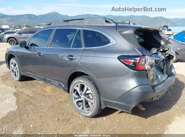 4S4BTANC2M3166576 2021 SUBARU OUTBACK Gray Rear left