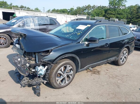 4S4BTANC2M3229885 2021 SUBARU OUTBACK Black წინა მარცხენა ხედი სამი მეოთხედიდან