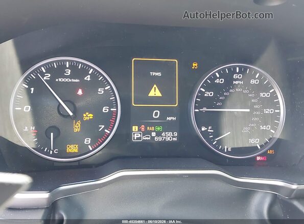 4S4BTANC2N3199353 2022 SUBARU OUTBACK Red Вид задніх сидінь