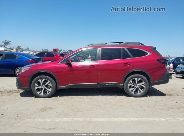 4S4BTANC2N3199353 2022 SUBARU OUTBACK Red Панорамний вид салону 360°