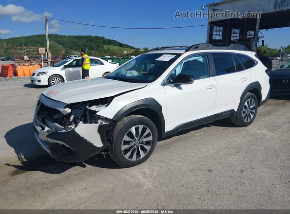 4S4BTANC2P3198805 2023 SUBARU OUTBACK White წინა მარცხენა ხედი სამი მეოთხედიდან