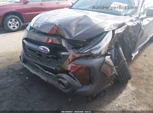 4S4BTANC2R3115036 2024 SUBARU OUTBACK Burgundy Front view