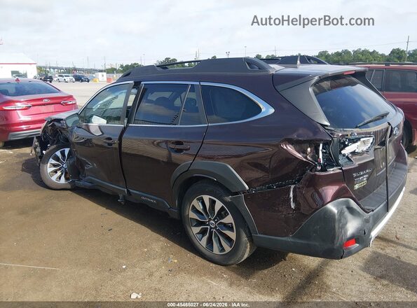 4S4BTANC2R3115036 2024 SUBARU OUTBACK Burgundy Rear interior view