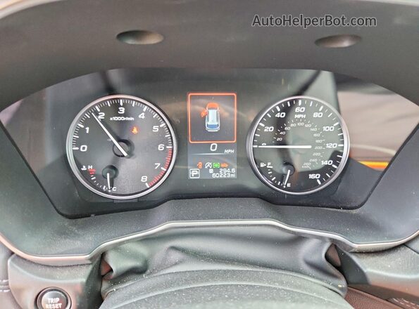 4S4BTANC2R3190304 2024 SUBARU OUTBACK Gray Instrument cluster view