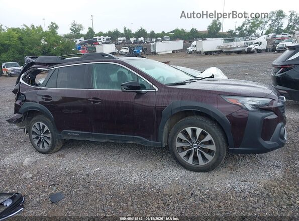 4S4BTANC2S3101210 2025 SUBARU OUTBACK Фиолетовый Вид задней части салона