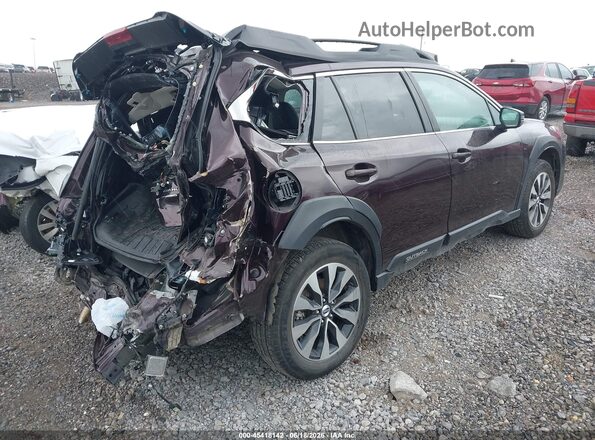 4S4BTANC2S3101210 2025 SUBARU OUTBACK Фиолетовый Задняя правая четверть