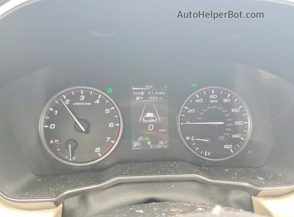 4S4BTANC3L3153611 2020 SUBARU OUTBACK White Սարքավորումների վահանակի տեսք